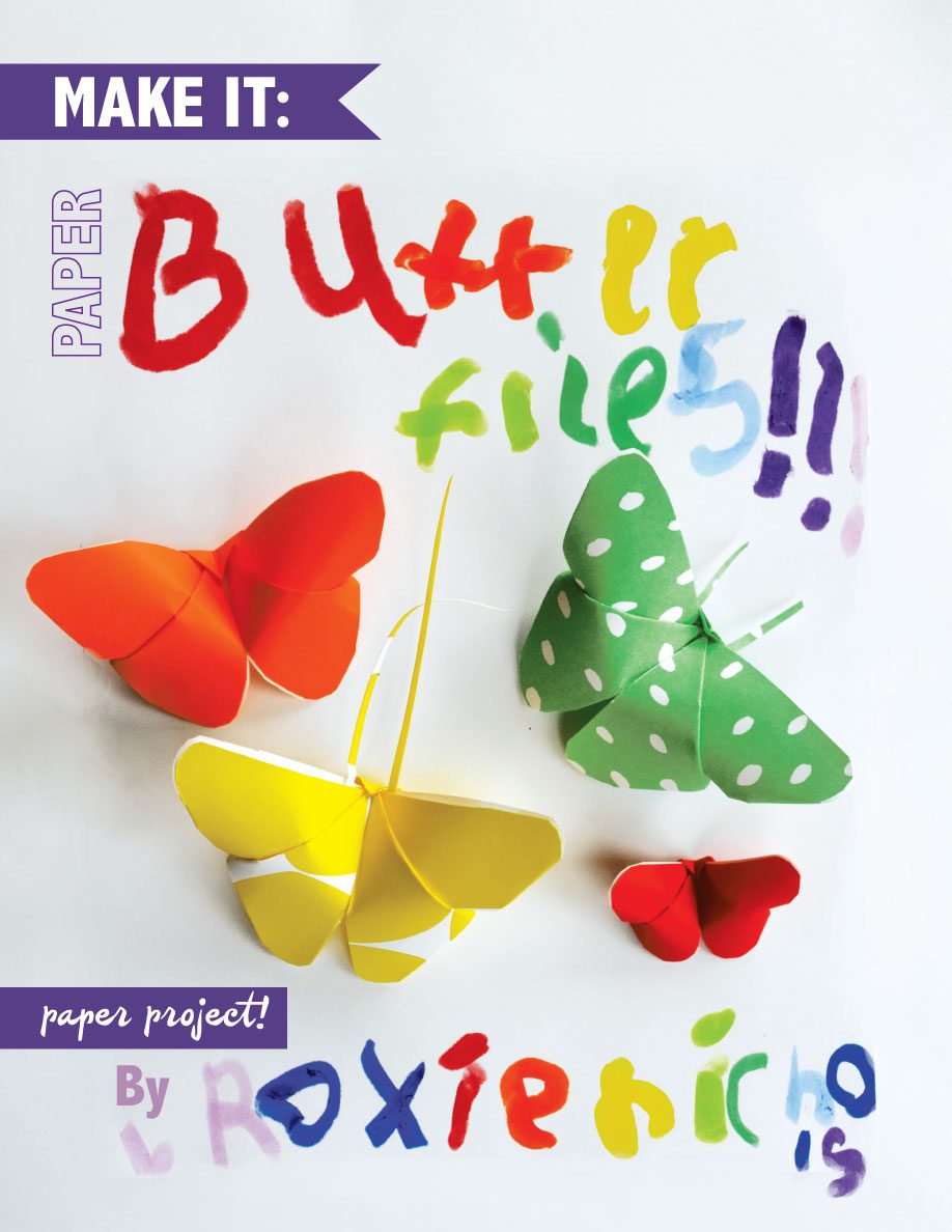 Accordion Fold Butterflies Craft - Our Kid Things