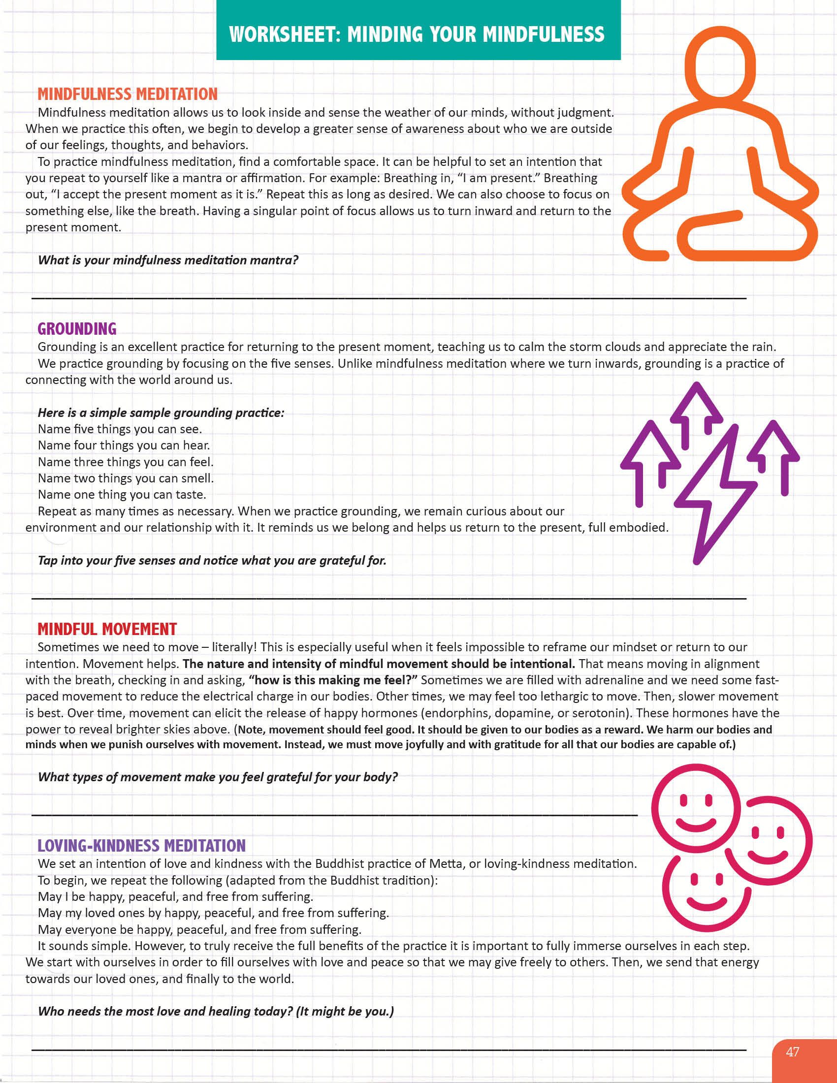 Mindfulness Worksheet