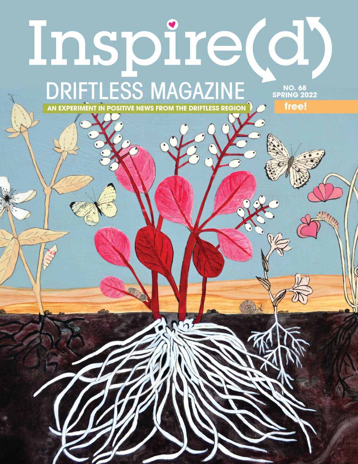 Inspire(d) Spring 2022 cover art by Amy Rice