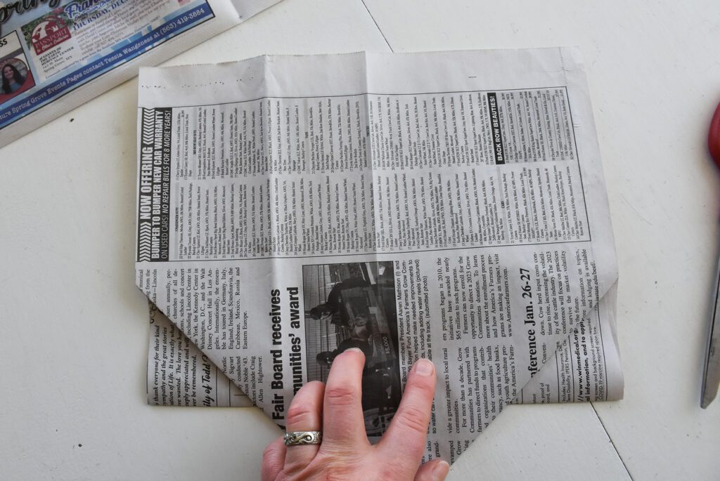 How to make Paper Seed Starter Boxes