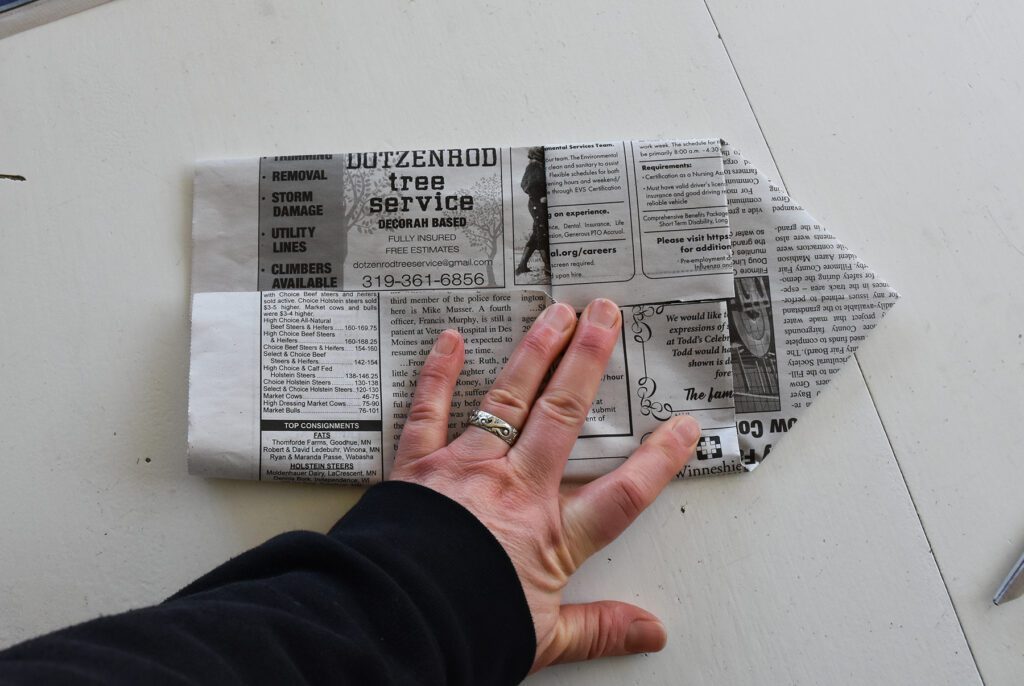 How to make Paper Seed Starter Boxes