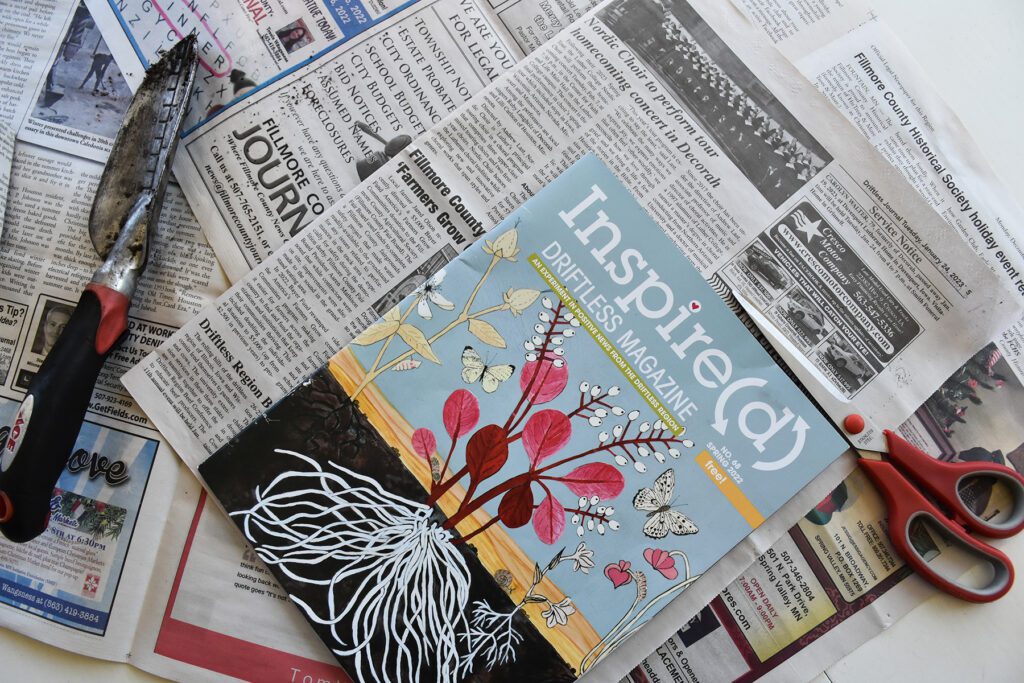How to make Paper Seed Starter Boxes