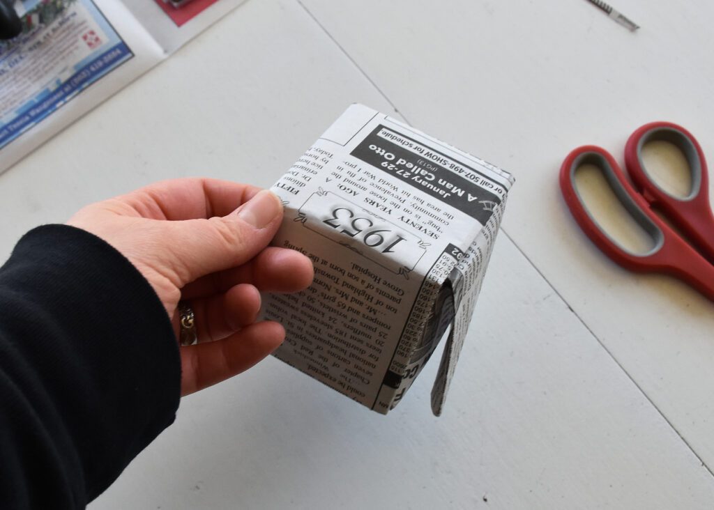 How to make Paper Seed Starter Boxes